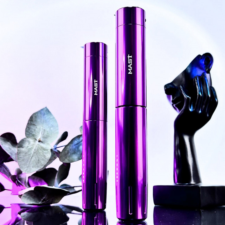 Безпроводная машинка для татуажа Mast Tour Y22 WQP-007 Purple